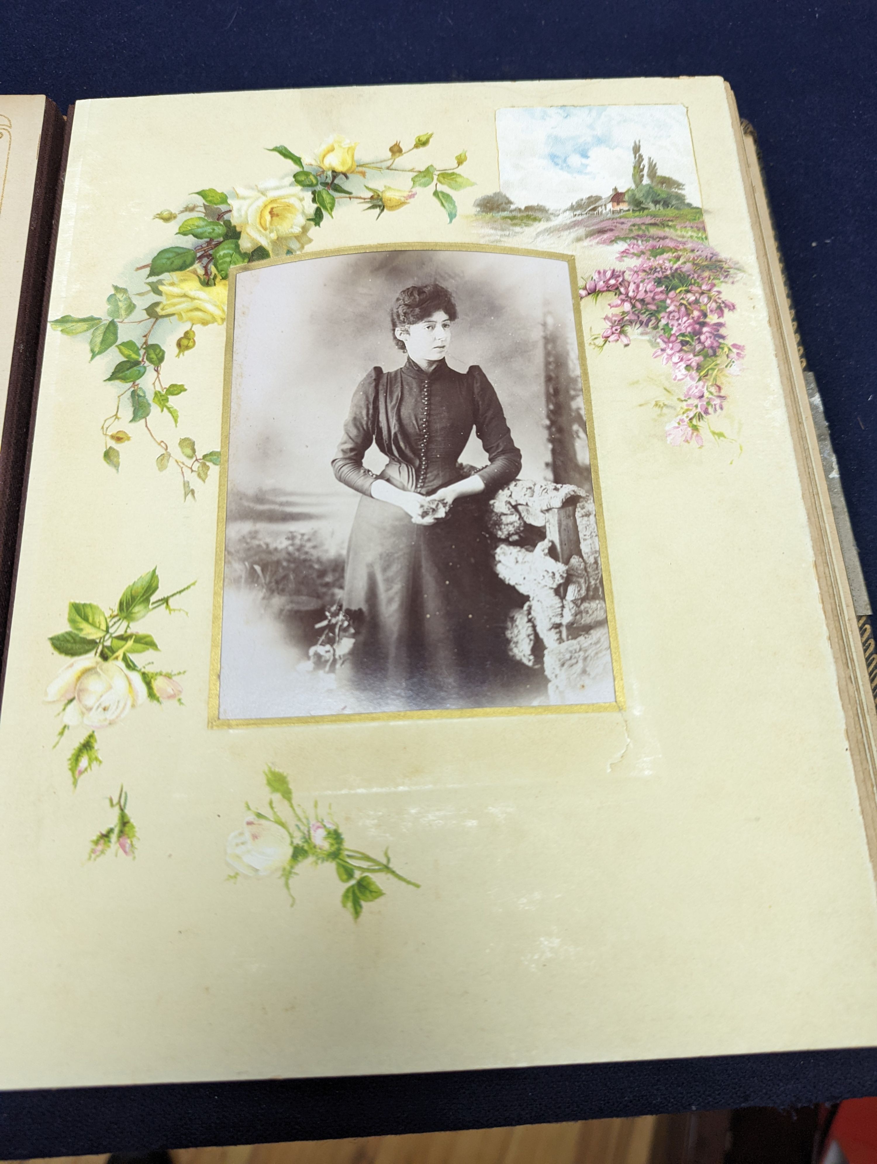 Victorian and later photograph albums and daguerrotypes